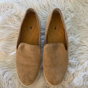 Birdies Tan Suede Flats